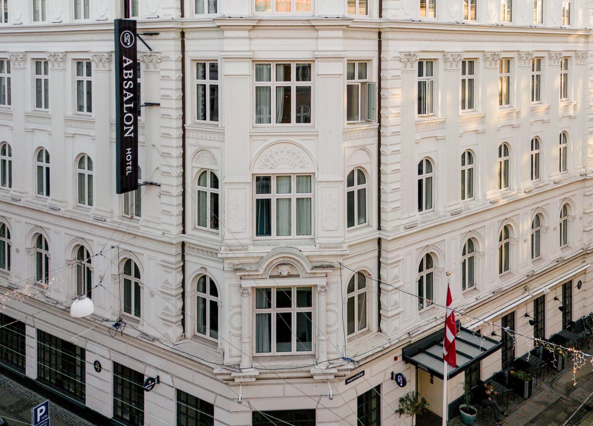 Absalon Hotel exterior in Vesterbro, Copenhagen